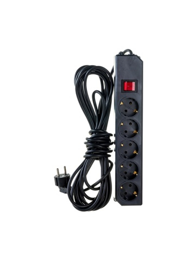 Сетевой фильтр Gigant с заземлением ПВС 3x0,75 5 гнезд 7м 80098