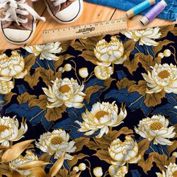 Ткань Ниагара Софт сказочные лилии