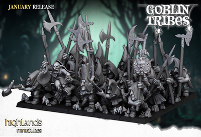 Goblin / Grot Regiment with halberds