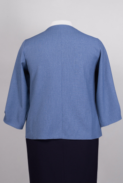 Блузка женская 3409зп, джинс #48Д093409зп