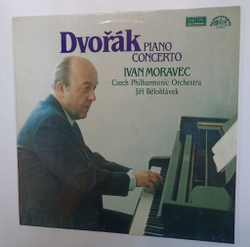 Винтажная виниловая пластинка LP Antonin Dvorak Антонин Дворжак Ivan Moravec, Ceska Filharmonie, Jiri Belohlavek Koncert G Moll Op. 33 (Чехословакия 1983)