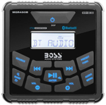 Магнитола Boss Audio MGR450B USB/AUX/FM 240W квадрат (комплект с пультом MGR420R и кабелем MGR25C)