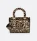 Сумка Dior Lady D-lite, модель среднего формата, женская, бежевый