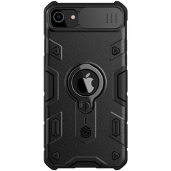 Противоударный чехол с кольцом и защитой камеры Nillkin CamShield Armor Case для iPhone SE 2020 / 7 / 8