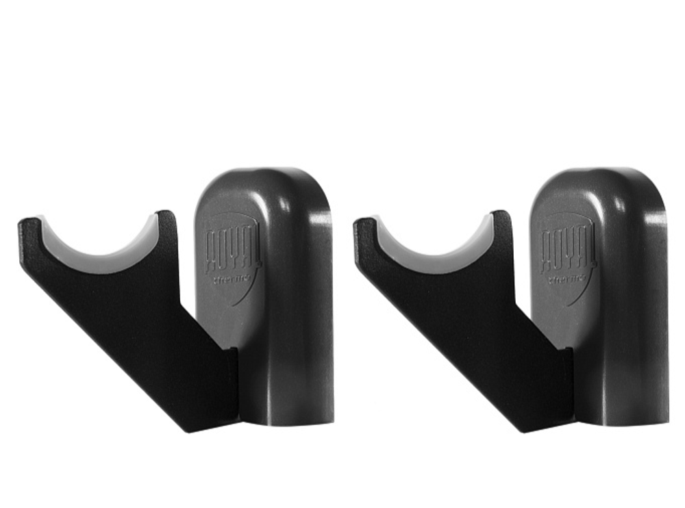 ROYAL DESIGN 80 BLACK Комплект настенных регулируемых кронштейнов  в уп.2шт