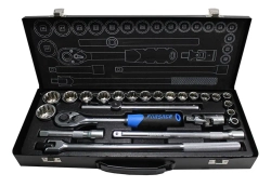 Набор инструментов 24пр 1/2''(12гр.)(10-32мм) Forsage F-4246-9M