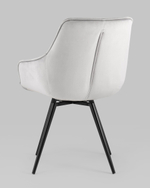 Стул вращающийся Сеул велюр светло-серый