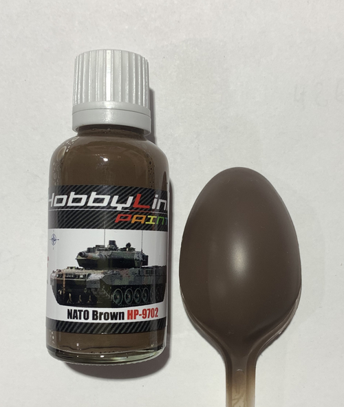 Краска лаковая HobbyLink RAL-8027-F9 Lederbraun HP-9702