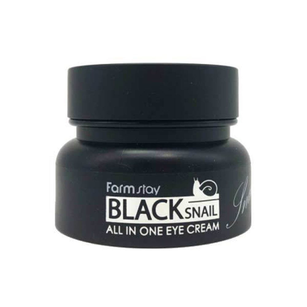 Крем для глаз с экстрактом черной улитки FARMSTAY Black Snail All-In One Eye Cream 50 мл