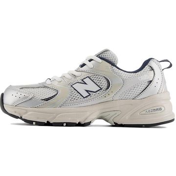 New Balance NB 530 Детские беговые кроссовки Низкие Белые и синие с серебристым цветом Унисекс