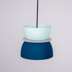 Подвесной светильник ILO D22 blue/mint