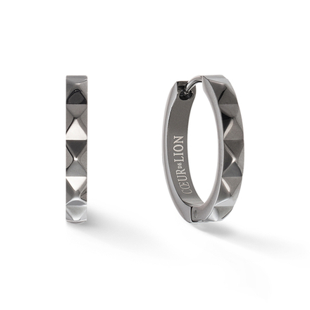 Серьги Coeur de Lion Anthracite 0135/21-1223