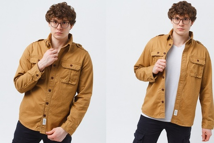 С чем носить мужские рубашки милитари