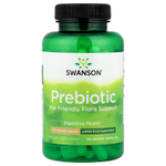 Swanson Vitamins, Пребиотик для поддержки дружественной флоры, 120 веганских капсул (375 мг на капсулу)