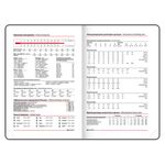 Ежедневник датированный 2023 А5 138x213 мм BRAUBERG "Foliage", под кожу, зеленый, 114103