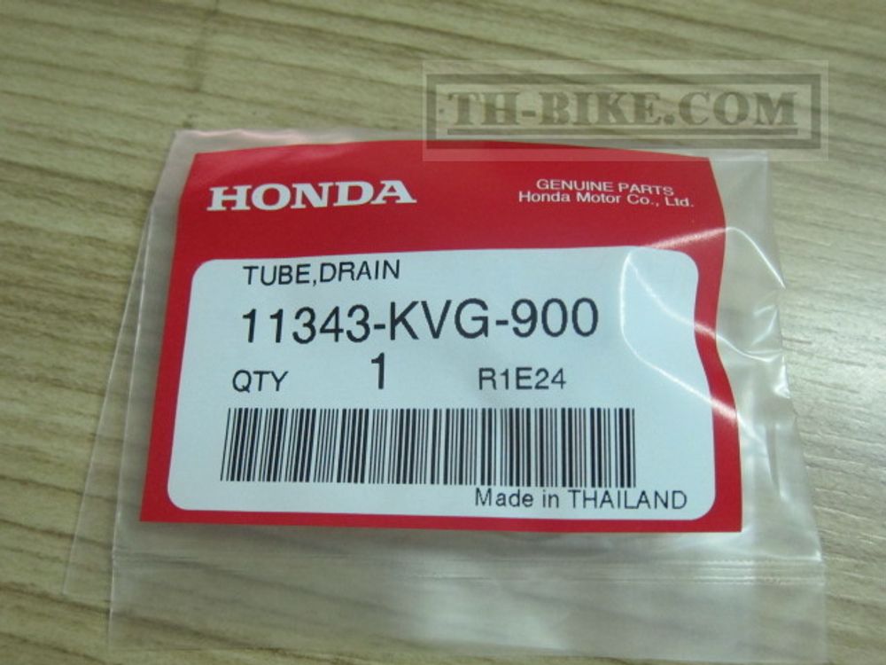 11343-KVG-900. TUBE, DRAIN. HONDA