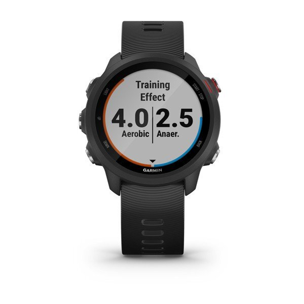 Часы Garmin FORERUNNER 245 MUSIC GPS WI-FI EU/PAC BLACK/RED, 010-02120-30