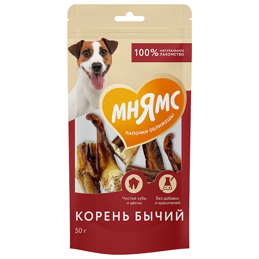 Лакомство Мнямс На каждый день для собак Корень бычий 50 г