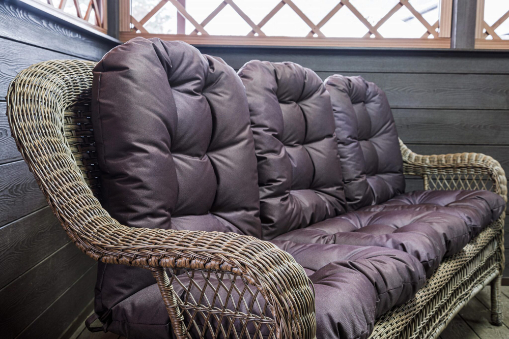 Диван 3-местный из искусственного ротанга МЭДИСОН “MADISON” арт.A00079 с подушками на сидение и спинку