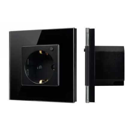 Розетка электрическая с Zigbee управлением SCT-OMALI-EUZB1-PL-BK (240V, 16A, Zigbee) (Arlight, -) 050216