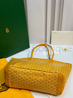 Желтая сумка шоппер Artois PM Maison Goyard