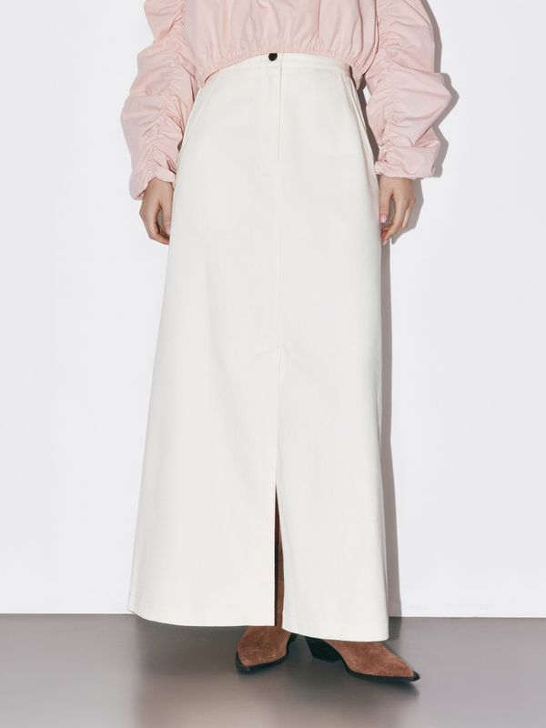 Юбка джинсовая макси 