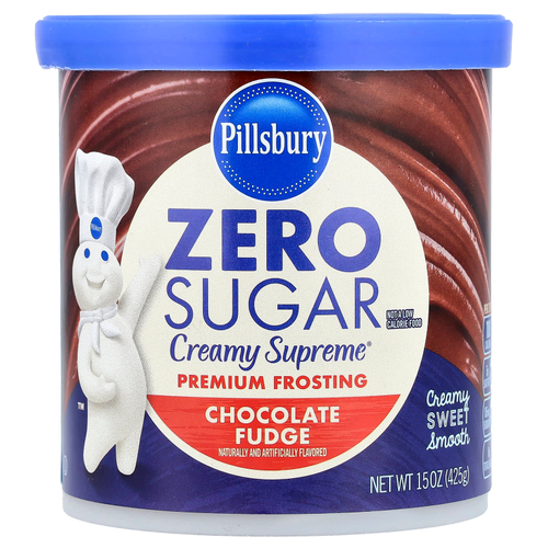 Pillsbury, Creamy Supreme, премиальная глазурь, шоколадная помадка, 425 г (15 унций)