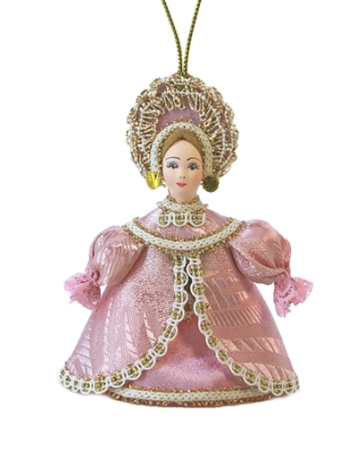 Кукла-подвеска Русская красавица в фигурном кокошнике