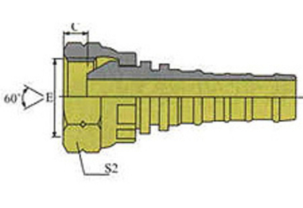 Фитинг DN 50 BSP (Г) 2 Interlock POWERMASTER