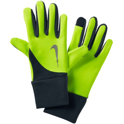 Перчатки для бега NIKE MEN'S ELEMENT THERMAL RUN GLOVES, салатовый, N.RG.97.707.SL