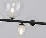 Люстра Иона черный w90*30 h200 G9 35W+Led 17W (4000K) (Led лампы в комплекте 4000К)
