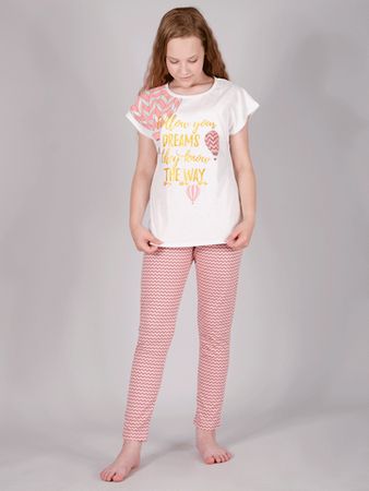 Пижама с брюками для девочки ПД-100 шары
