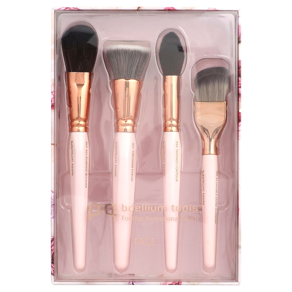 Bdellium Tools, набор кистей для лица, 4 шт.