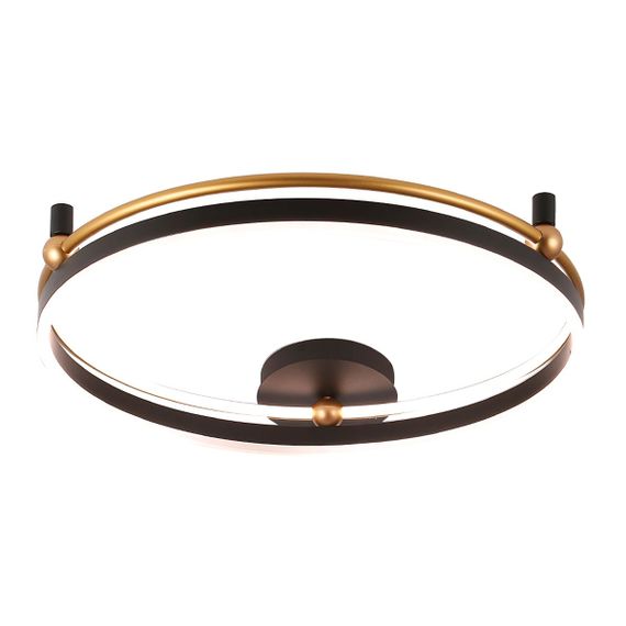 Потолочный светодиодный светильник Crystal Lux Fernando PL72W Led Black/Gold