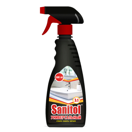 Чистящее средство для сантехники Sanitol, спрей, универсальный, 500 мл
