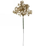 Ветка декоративная «Блеск ягод» 15 см, Шампань