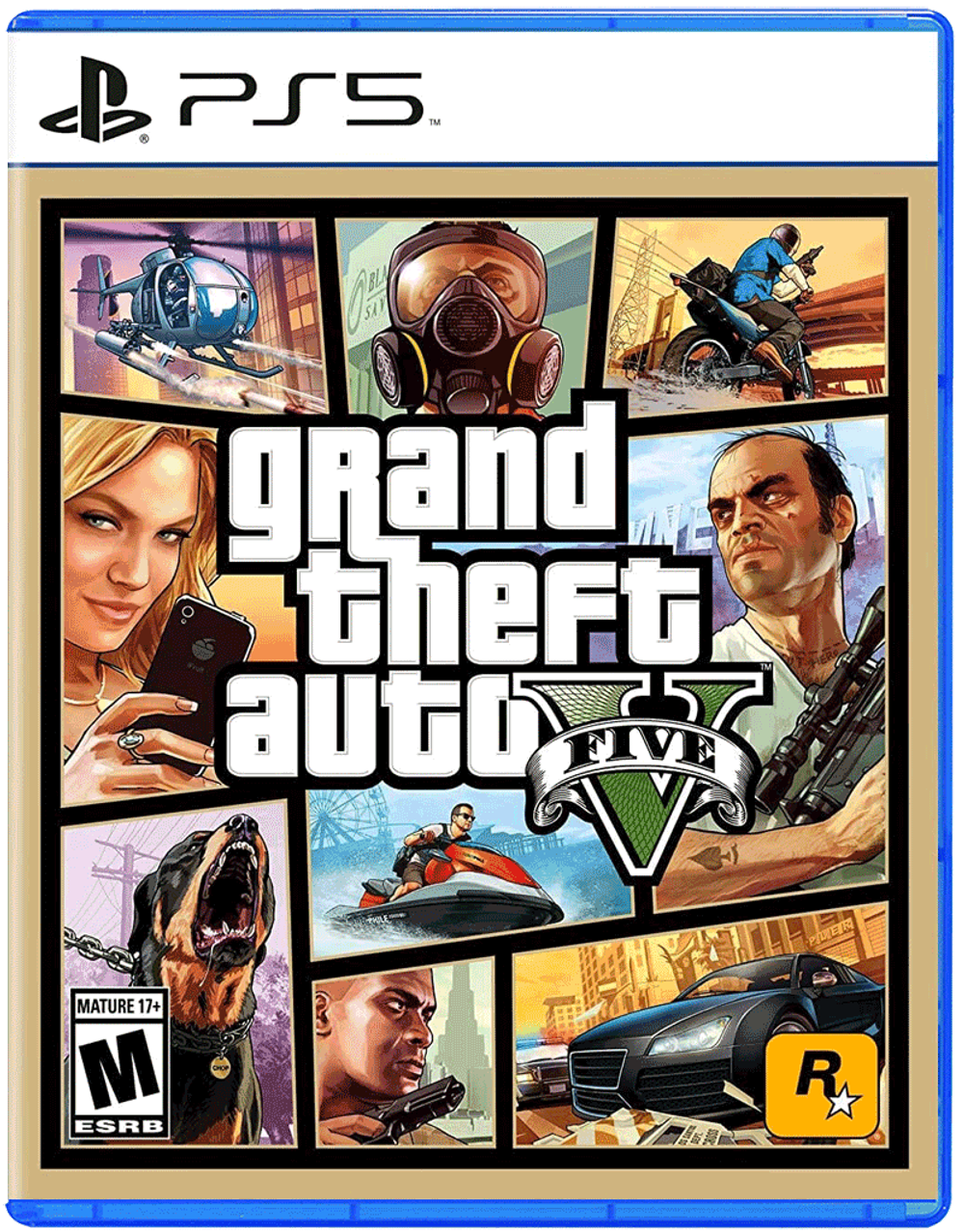 Игра Grand Theft Auto V (GTA) (Русская версия) для PlayStation 5