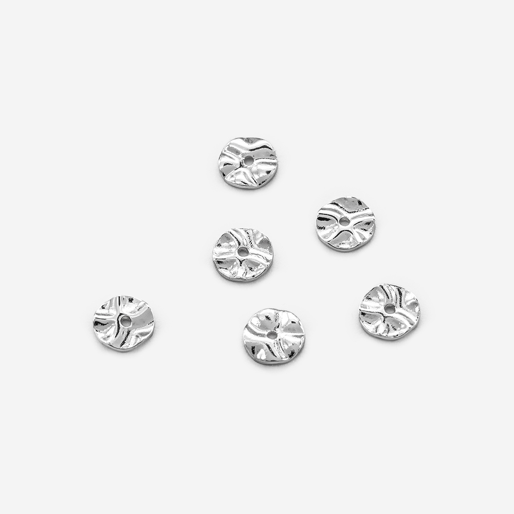 Спайсеры-разделители рельефные 8*1,1мм, родирование