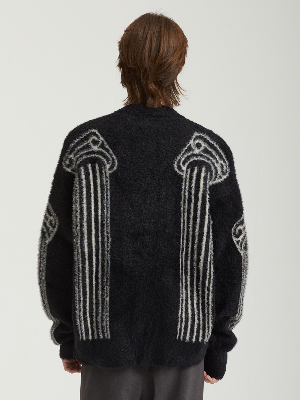 Мужской Кардиган Oversized Chenille Column