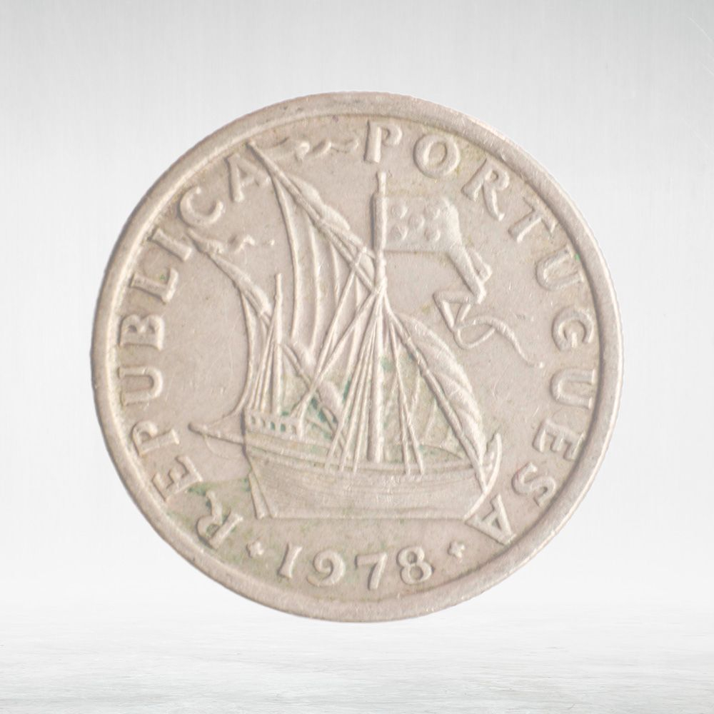Portugal, 2.50 Escudos, 1978, VF