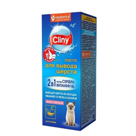 Клини Паста для вывода шерсти для кошек 30мл. Лосось