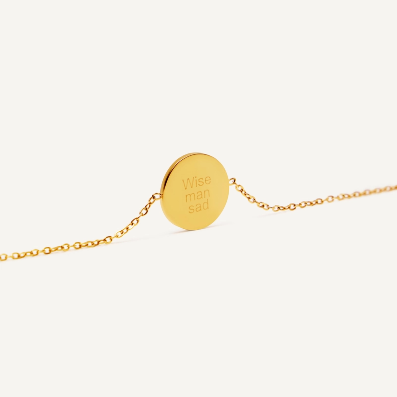 Браслет Мягкий Круг – Золото