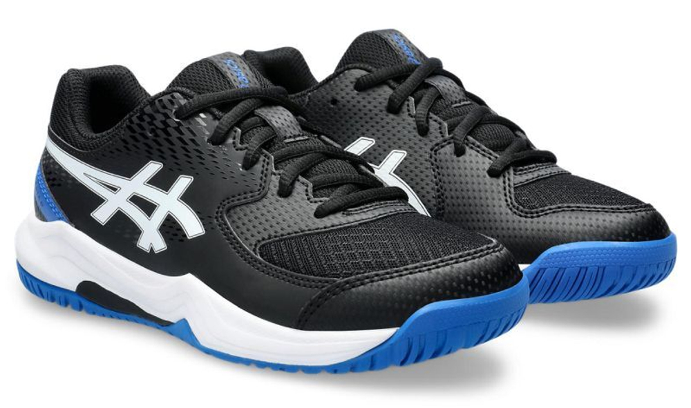 детские Кроссовки теннисные Asics Gel-Dedicate 8 GS - black/tuna blue