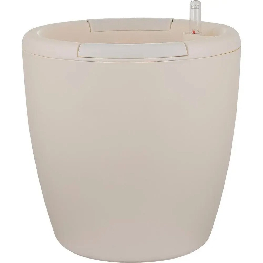 Горшок с автополивом InGreen Munchen D 250ммл с внутренней вставкой 6,2л, круглый, белый