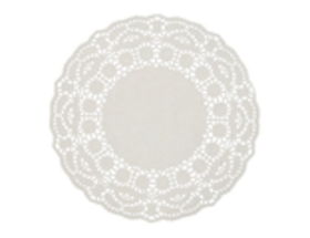 Салфетка ажурная Д12 см 250 шт.