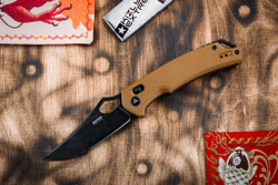 Складной нож SRM 9202-GW BlackWash сталь D2 рукоять Tan G10