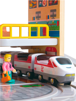 Детский игровой набор "Железнодорожная станция"