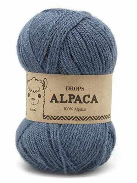 Пряжа Drops Alpaca uni colour 6309 medium petrol