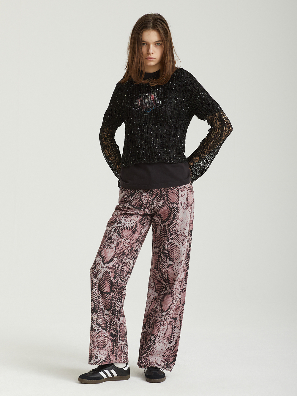 Женские Джинсы Release Pink Snake Wash