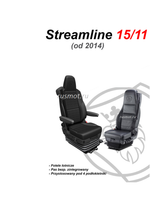 Чехлы премиум кожа + штрокс вышивка SCANIA STREAMLINE от 2016- г. S25 Польша